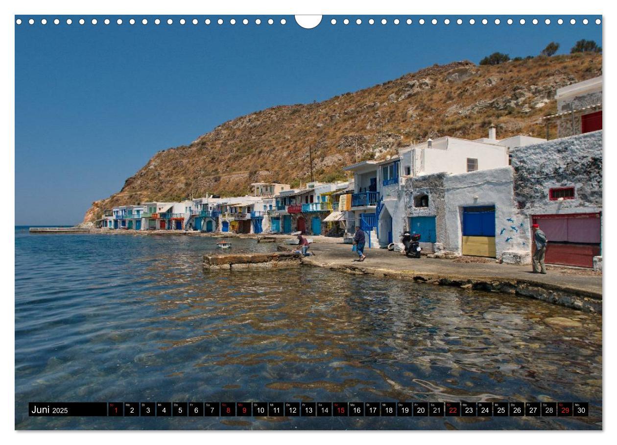 Bild: 9783435805686 | Milos, Insel der Farben (Wandkalender 2025 DIN A3 quer), CALVENDO...