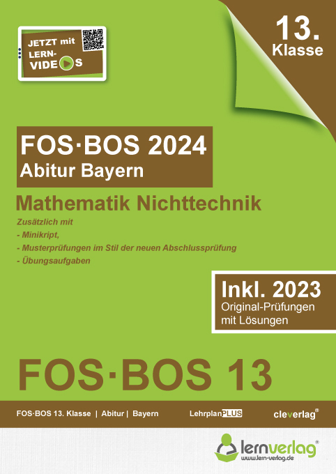 Cover: 9783743001114 | Abiturprüfung FOS/BOS Bayern 2024 Mathematik Nichttechnik 13. Klasse