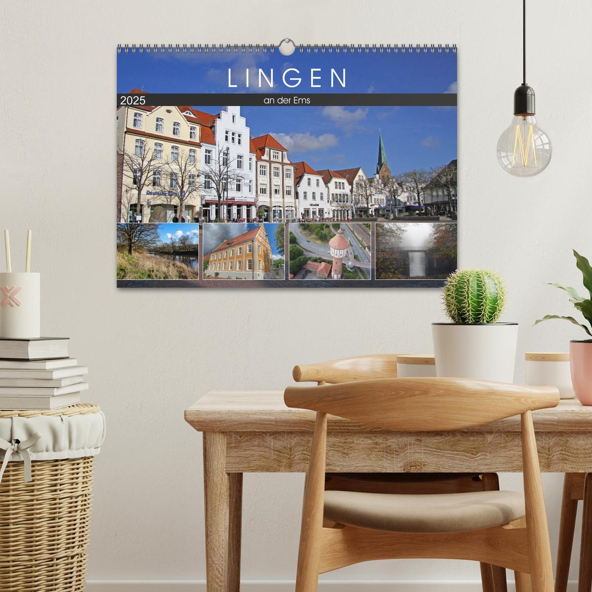 Bild: 9783435737994 | LINGEN an der Ems (Wandkalender 2025 DIN A3 quer), CALVENDO...