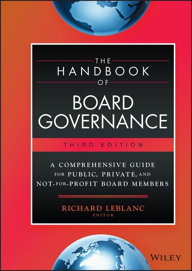 Cover: 9781119909279 | The Handbook of Board Governance | Richard Leblanc | Buch | 2024