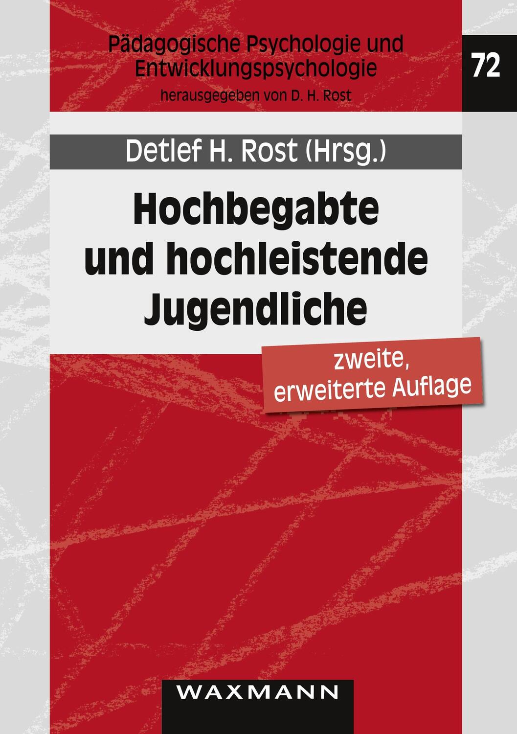 Cover: 9783830919971 | Hochbegabte und hochleistende Jugendliche | Detlef H. Rost | Buch