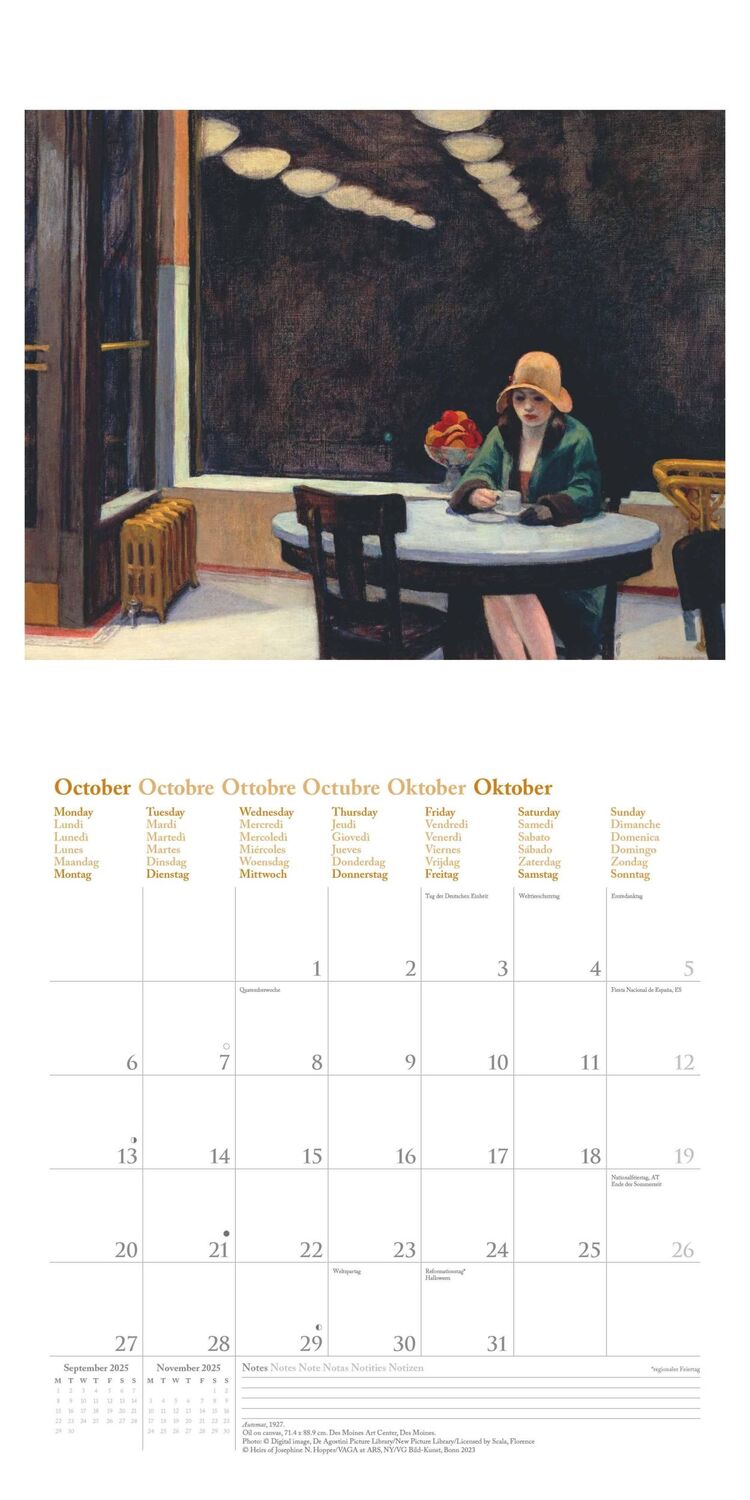 Bild: 4002725987990 | Edward Hopper 2025 - Wand-Kalender - Broschüren-Kalender - 30x30 -...