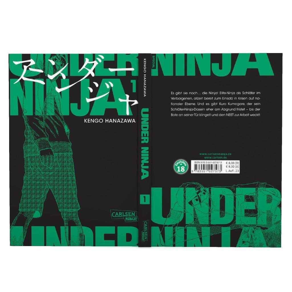 Bild: 9783551027573 | Under Ninja 1 | Spannende Ninja-Action im modernen Japan | Hanazawa