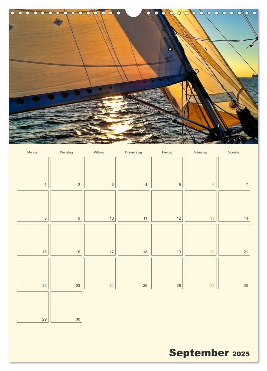 Bild: 9783457005620 | Segeln, unser Jahresplaner (Wandkalender 2025 DIN A3 hoch),...