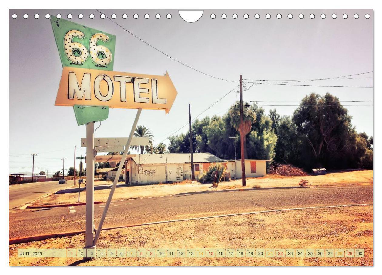 Bild: 9783435480425 | Nostalgie auf 2451 Meilen - Route 66 (Wandkalender 2025 DIN A4...