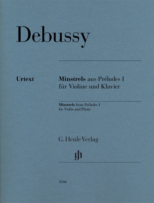 Cover: 9790201812465 | Claude Debussy - Minstrels aus Préludes I für Violine und Klavier