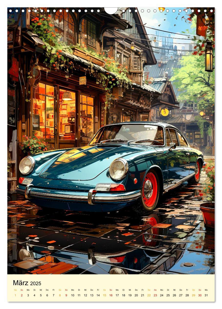 Bild: 9783435849338 | Nostalgic Cars der Traum (Wandkalender 2025 DIN A3 hoch), CALVENDO...