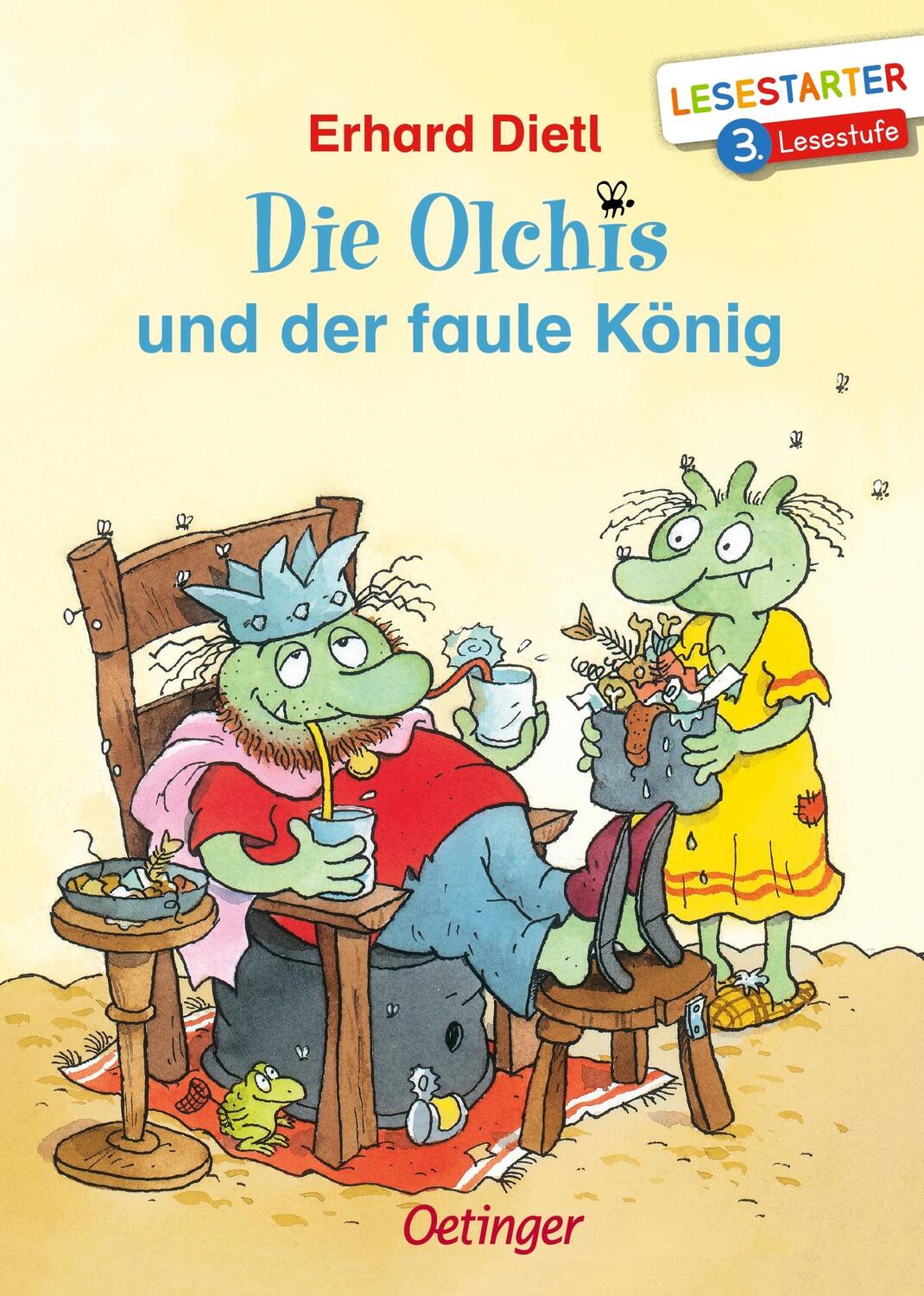 Cover: 9783789121463 | Die Olchis und der faule König | Lesestarter. 3. Lesestufe | Dietl