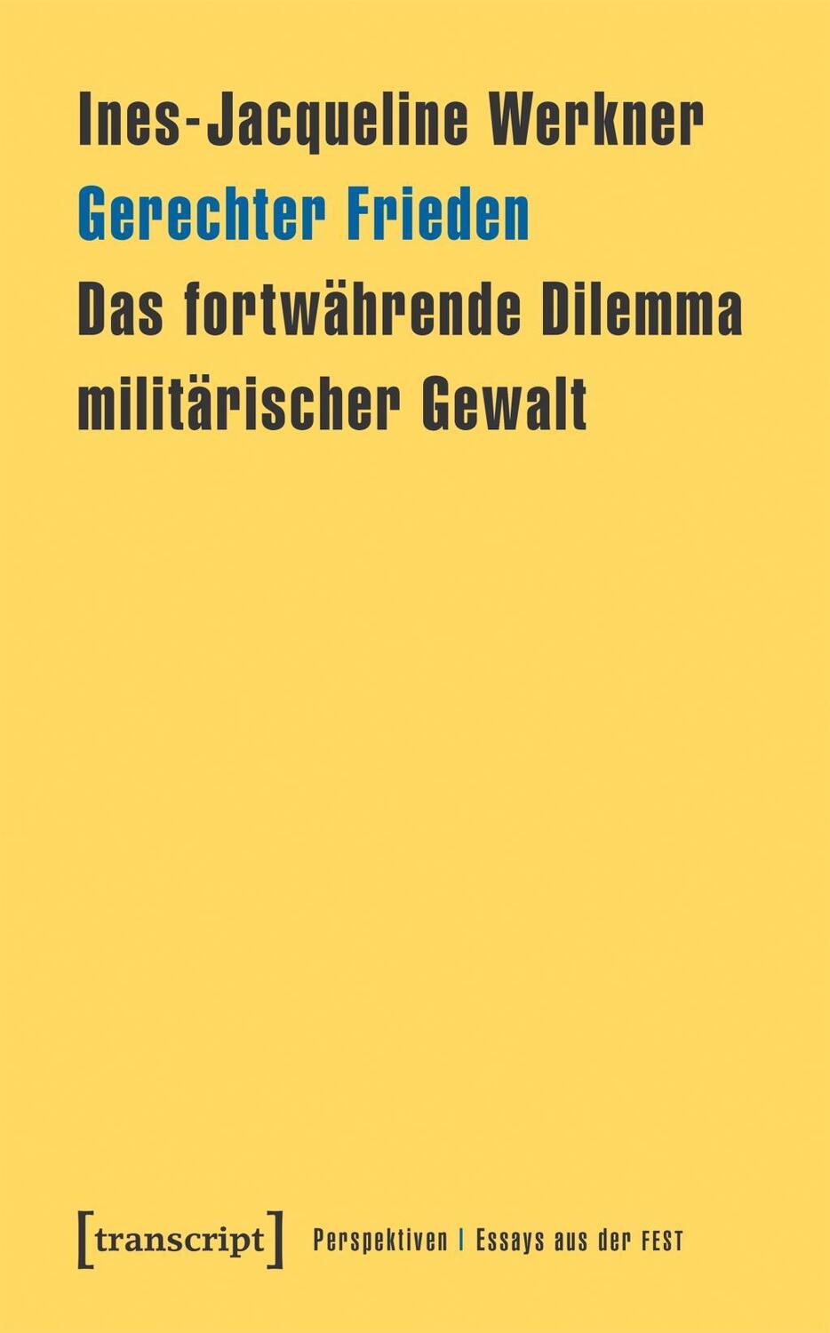 Cover: 9783837640748 | Gerechter Frieden | Ines-Jacqueline Werkner | Taschenbuch | 106 S.
