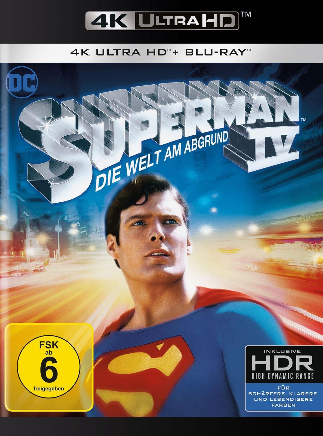 Cover: 5051890339225 | Superman 4: Die Welt am Abgrund - 4K UHD | Blu-ray Disc | Deutsch