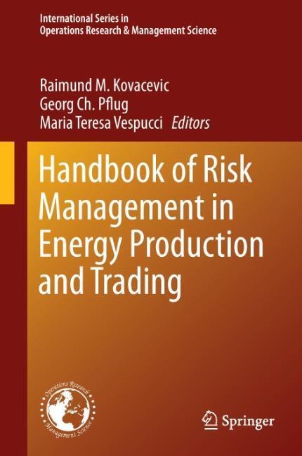 Cover: 9781461490340 | Handbook of Risk Management in Energy Production and Trading | Buch