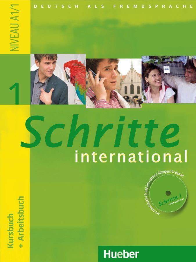 Cover: 9783190018512 | Schritte international 1. Kursbuch + Arbeitsbuch mit Audio-CD zum...