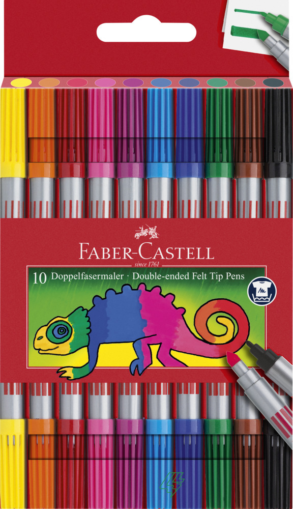 Cover: 4005401511106 | Faber-Castell Doppelfasermaler 10er Etui | Stück | In Kartonage | 2020