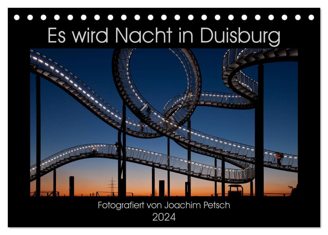 Cover: 9783675574489 | Es wird Nacht in Duisburg (Tischkalender 2024 DIN A5 quer),...