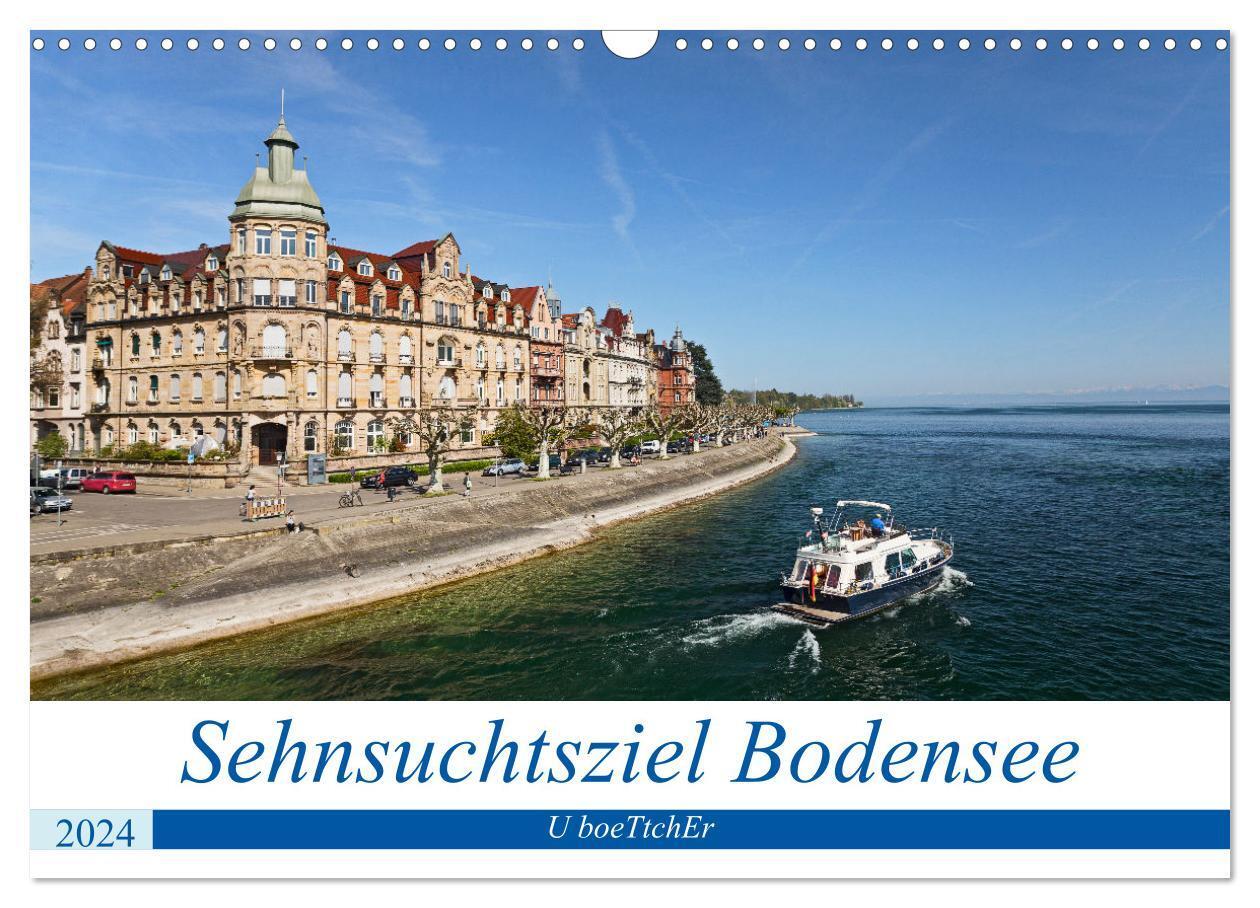 Cover: 9783675505193 | Sehnsuchtsziel Bodensee (Wandkalender 2024 DIN A3 quer), CALVENDO...