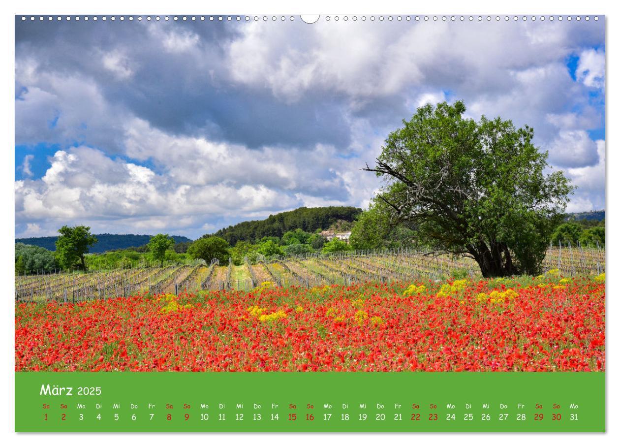 Bild: 9783435345151 | Quer durch Südfrankreich (hochwertiger Premium Wandkalender 2025...