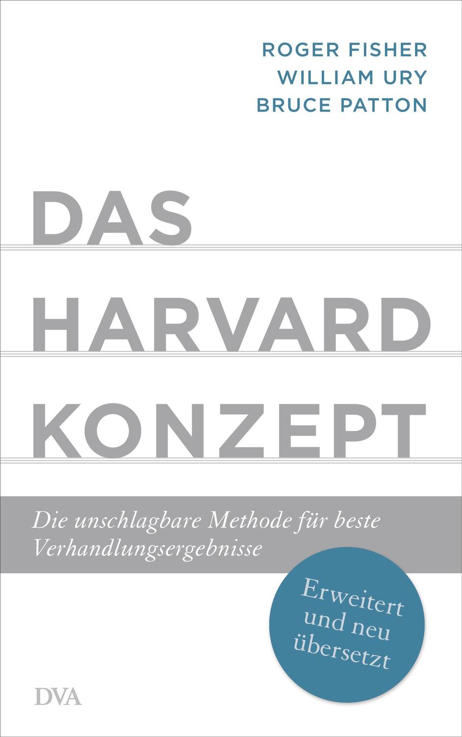 Cover: 9783421048288 | Das Harvard-Konzept | Roger Fisher (u. a.) | Buch | 336 S. | Deutsch