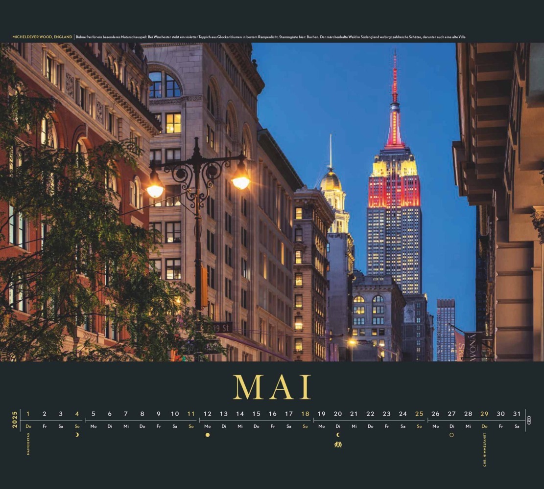 Bild: 4002725988805 | GEO - New York Wandkalender 2025, 50x45cm, Posterkalender mit...