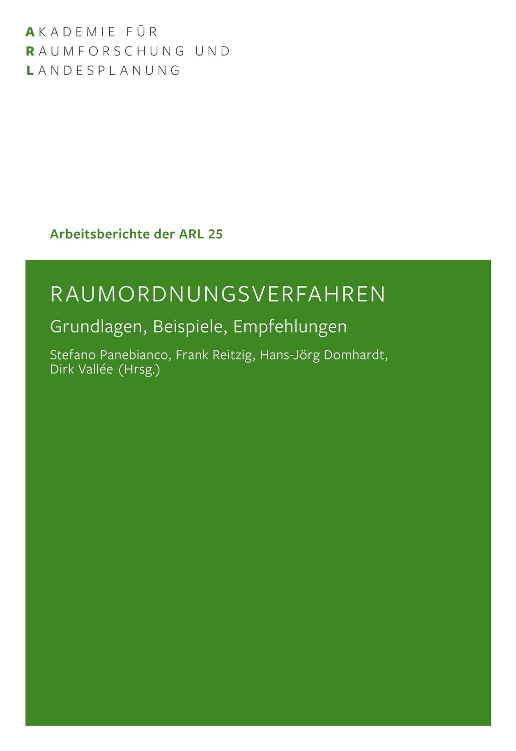 Cover: 9783888384202 | Raumordnungsverfahren | Grundlagen, Beispiele, Empfehlungen | Buch