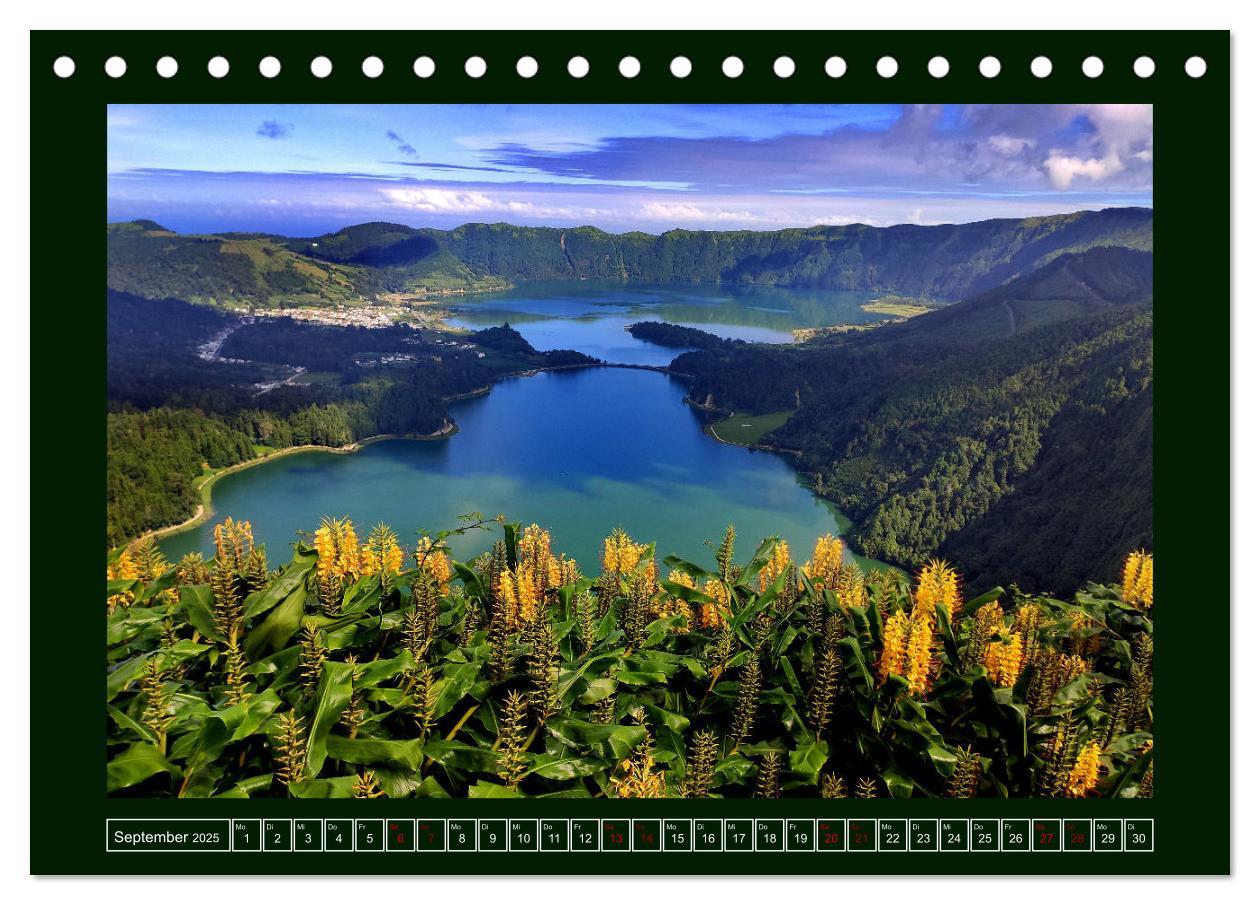 Bild: 9783383877674 | Sao Miguel - Perle der Azoren (Tischkalender 2025 DIN A5 quer),...