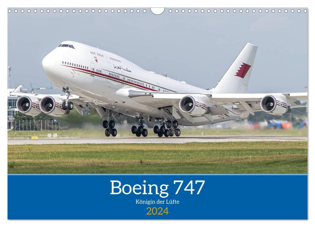 Cover: 9783383726309 | Boeing 747 Kalender (Wandkalender 2024 DIN A3 quer), CALVENDO...