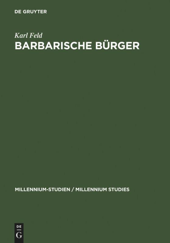 Cover: 9783110188998 | Barbarische Bürger | Die Isaurier und das Römische Reich | Karl Feld