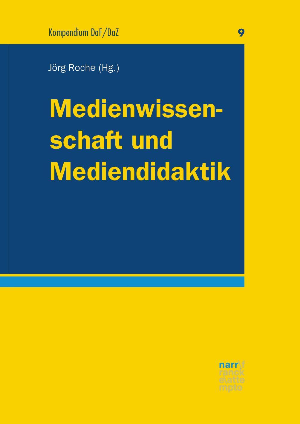 Cover: 9783823382119 | Medienwissenschaft und Mediendidaktik | Jörg Roche | Taschenbuch