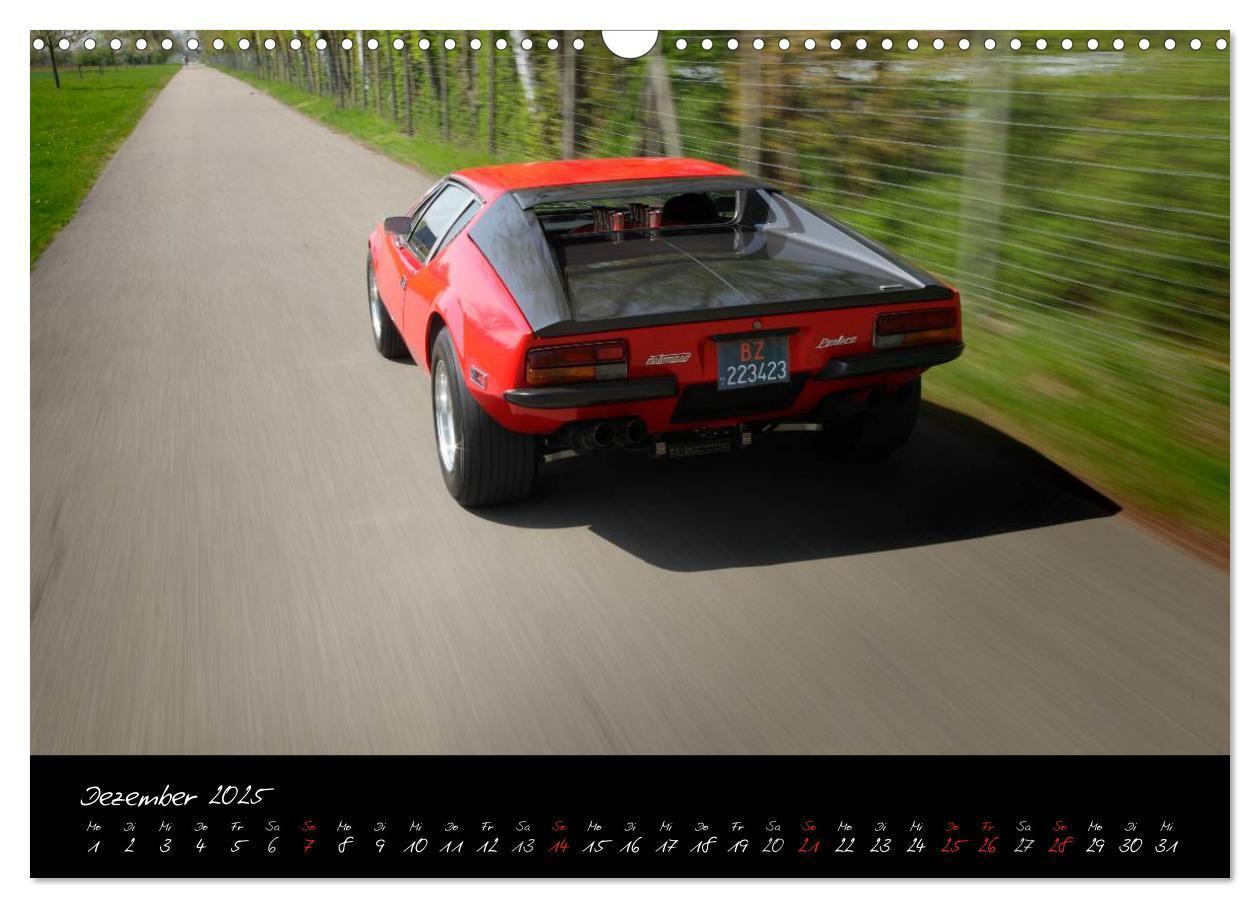 Bild: 9783435836208 | De Tomaso Pantera (Wandkalender 2025 DIN A3 quer), CALVENDO...