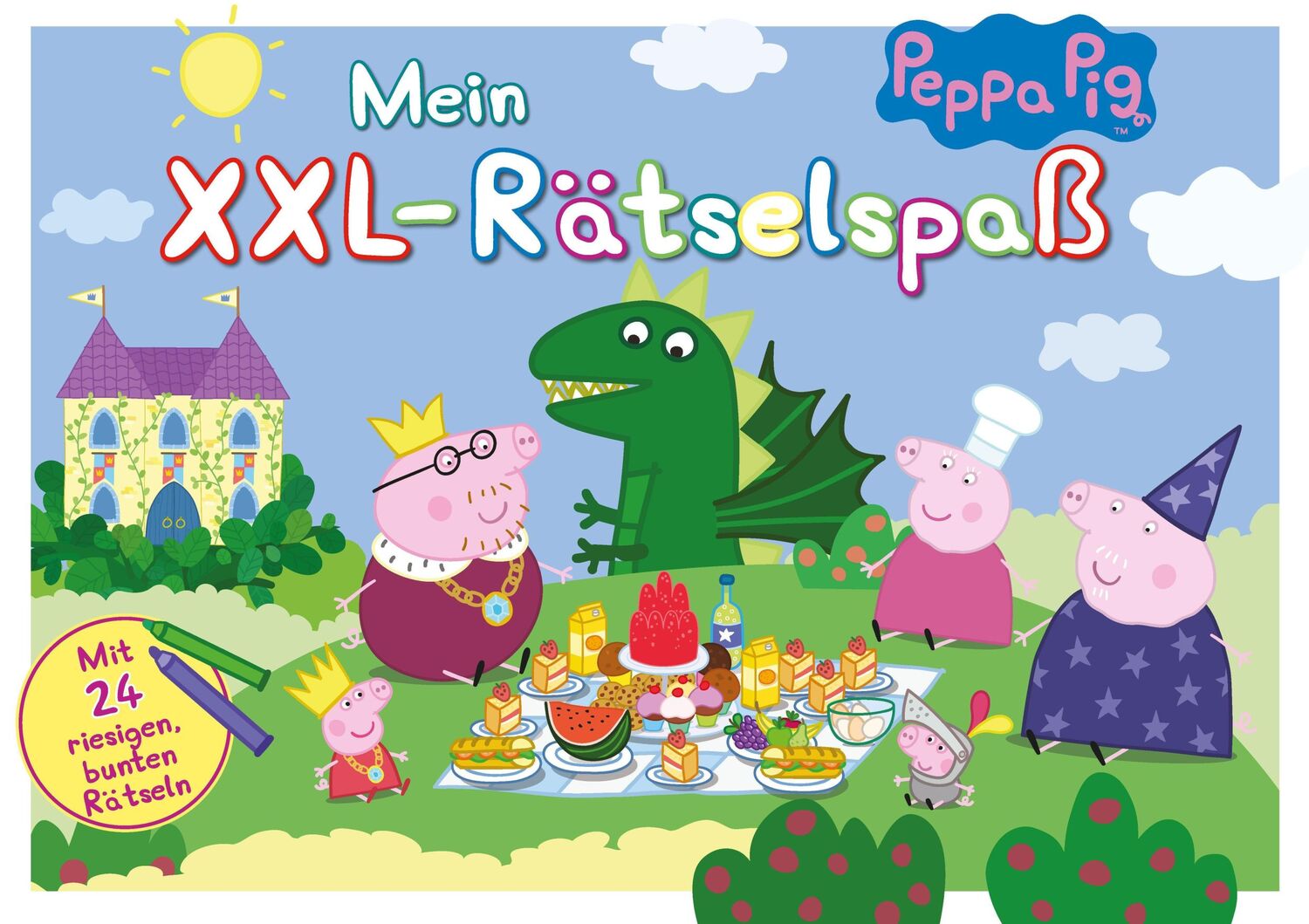 Cover: 9783849931940 | Mein XXL-Rätselspaß Peppa Pig | Schwager &amp; Steinlein Verlag | Buch