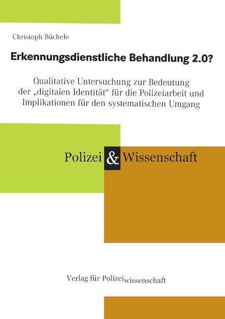 Cover: 9783866767300 | Erkennungsdienstliche Behandlung 2.0? | Christoph Büchele | Buch