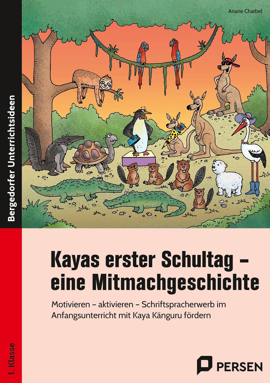 Cover: 9783403209591 | Kayas erster Schultag - eine Mitmachgeschichte | Ariane Charbel | 2023