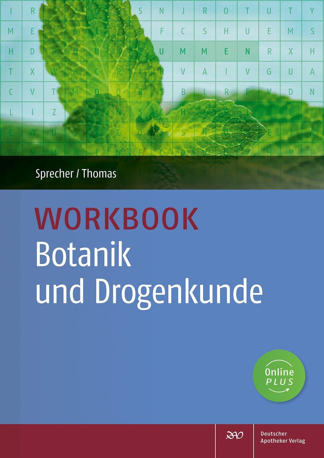 Cover: 9783769275483 | Workbook Botanik und Drogenkunde | üben, vertiefen, wiederholen | 2021