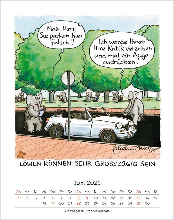 Bild: 9783731876663 | Löwe 2025 | Verlag Korsch | Kalender | Spiralbindung | 13 S. | Deutsch