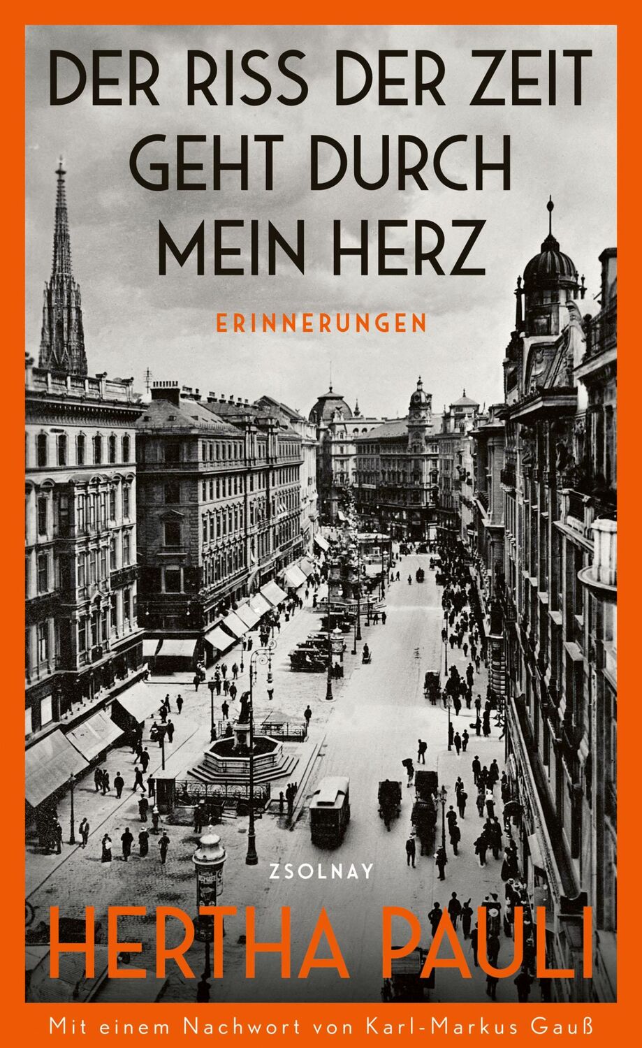 Cover: 9783552073081 | Der Riss der Zeit geht durch mein Herz | Erinnerungen | Hertha Pauli