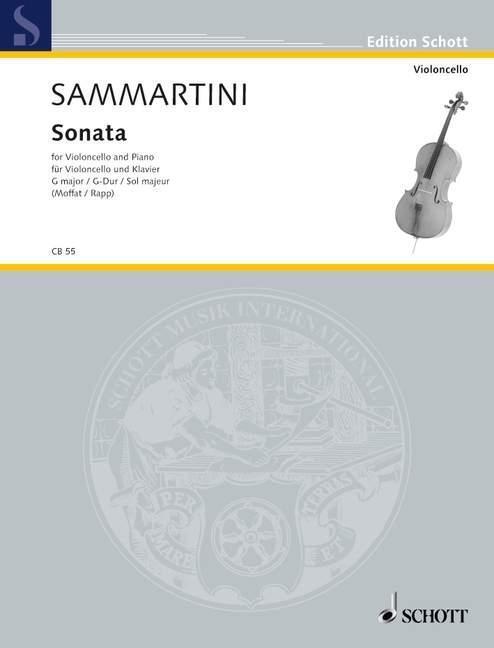 Cover: 9783795795436 | Sonata G-Dur | Giovanni Battista Sammartini | Broschüre | 16 S. | 1986