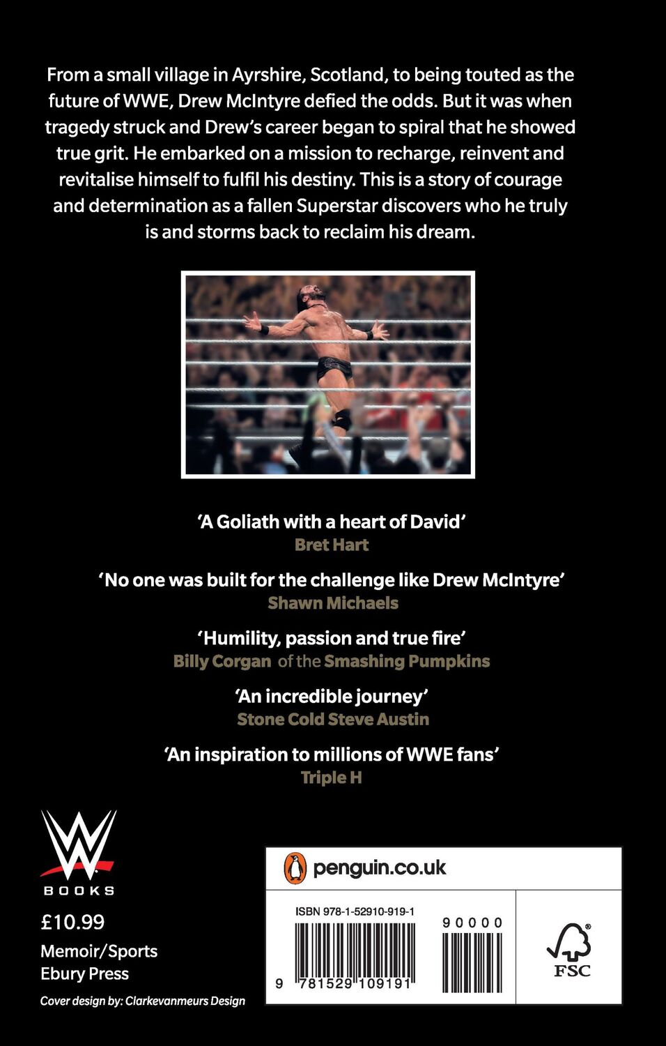 Rückseite: 9781529109191 | A Chosen Destiny | My Story | Drew McIntyre | Taschenbuch | Englisch