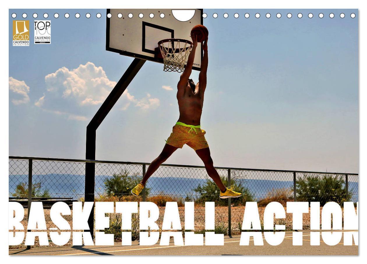 Cover: 9783675573239 | Basketball Action (Wandkalender 2024 DIN A4 quer), CALVENDO...