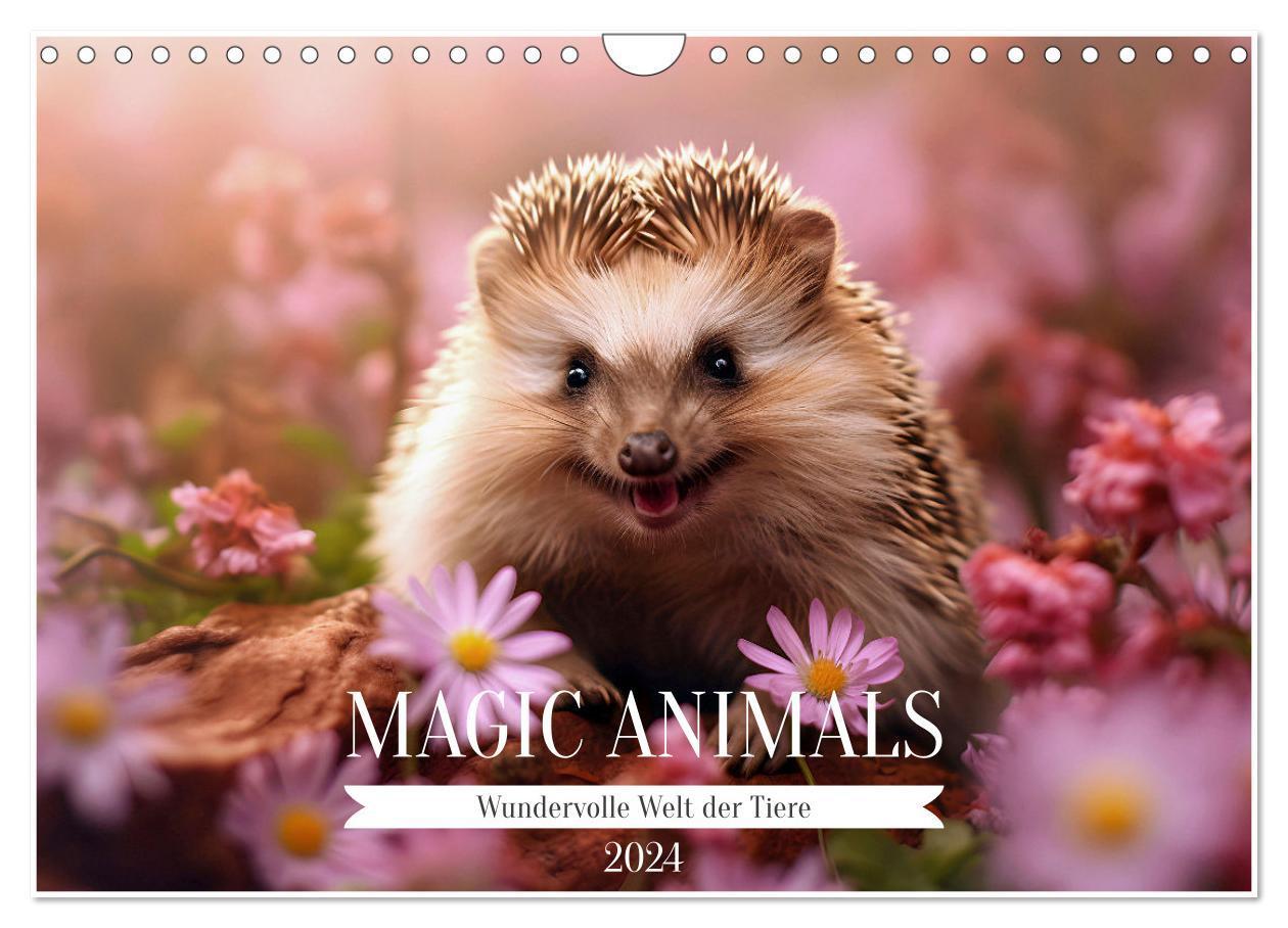 Cover: 9783383739880 | Magic Animals (Wandkalender 2024 DIN A4 quer), CALVENDO Monatskalender