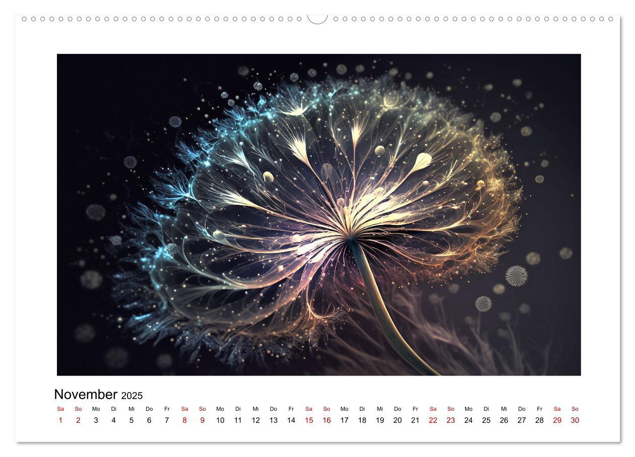 Bild: 9783383873508 | Kosmische Blüten (hochwertiger Premium Wandkalender 2025 DIN A2...