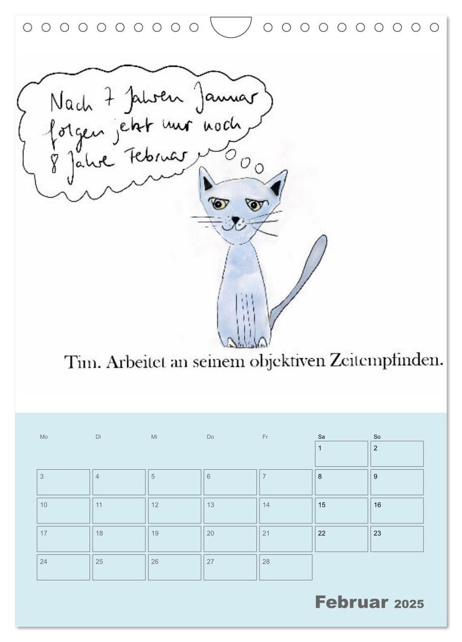 Bild: 9783457220238 | Therapie.Katzen (Wandkalender 2025 DIN A4 hoch), CALVENDO...