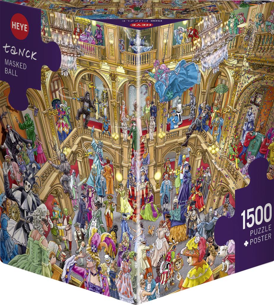 Cover: 4001689300234 | Masked Ball1500 Teile | Birgit Tanck | Puzzle | 1500 Teile Puzzle Heye