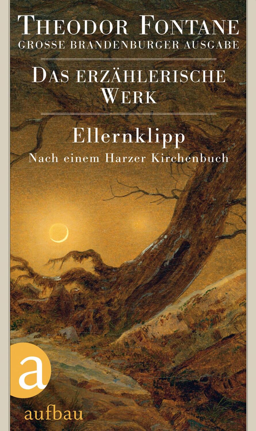 Cover: 9783351031176 | Ellernklipp | Nach einem Harzer Kirchenbuch | Theodor Fontane | Buch