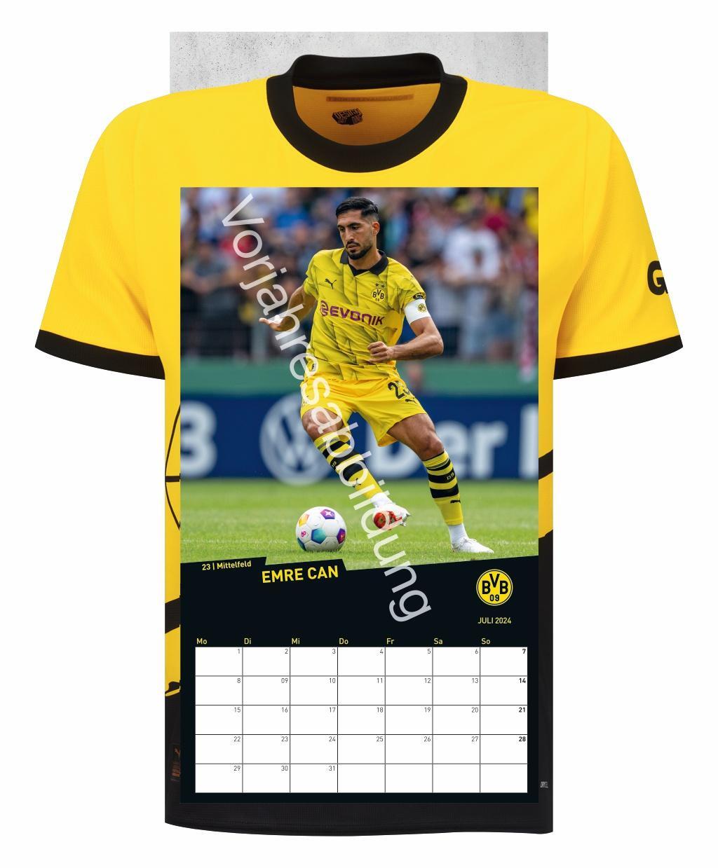 Bild: 9783756405442 | BVB Trikotkalender 2025 | Heye | Kalender | Bundesliga Kalender Heye