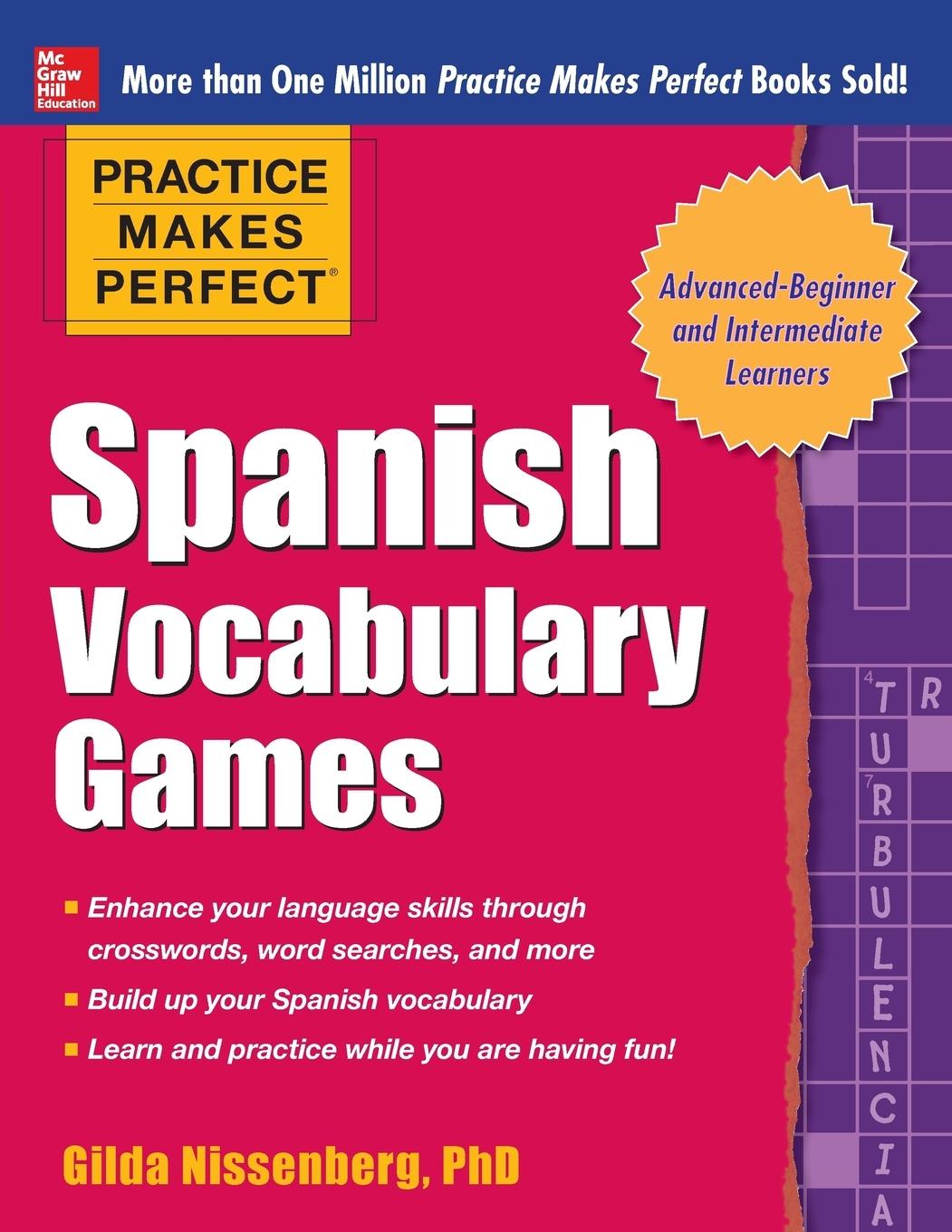 Cover: 9780071827874 | Practice Makes Perfect Spanish Vocabulary Games | Gilda Nissenberg