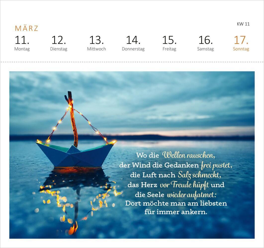 Bild: 4014489130109 | Postkartenkalender Sehnsucht nach Meer 2024 | Kalender | 108 S. | 2024