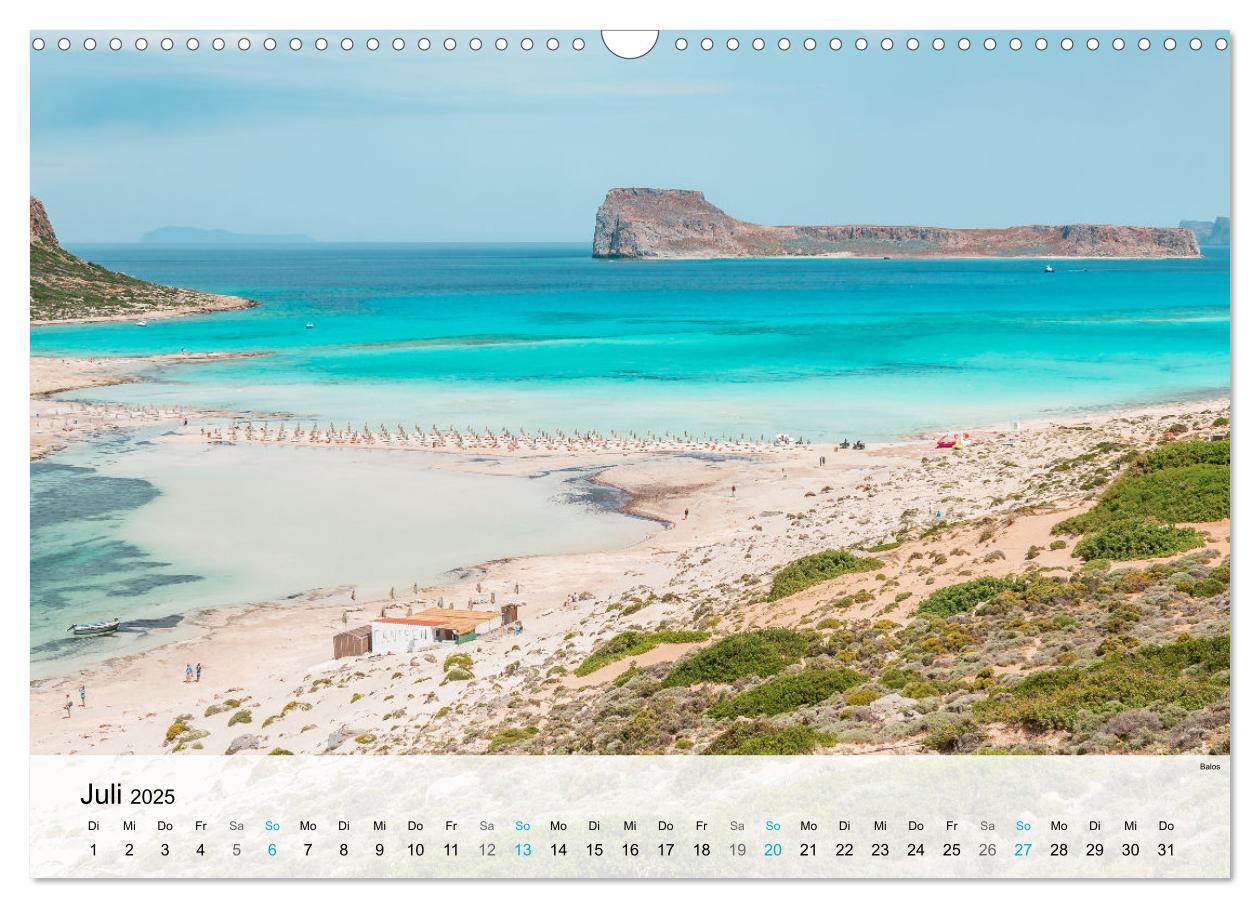 Bild: 9783383926310 | Kreta - Die schönsten Strände (Wandkalender 2025 DIN A3 quer),...