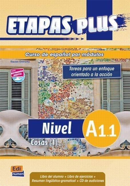 Cover: 9788498482447 | Etapas Plus A1.1 Libro del Alumno/Ejercicios + CD. Cosas (1): Curso...
