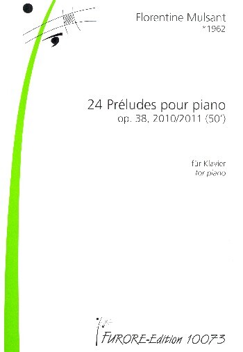 Cover: 9790501820733 | 24 Préludes op.38 für Klavier | Florentine Mulsant | Buch
