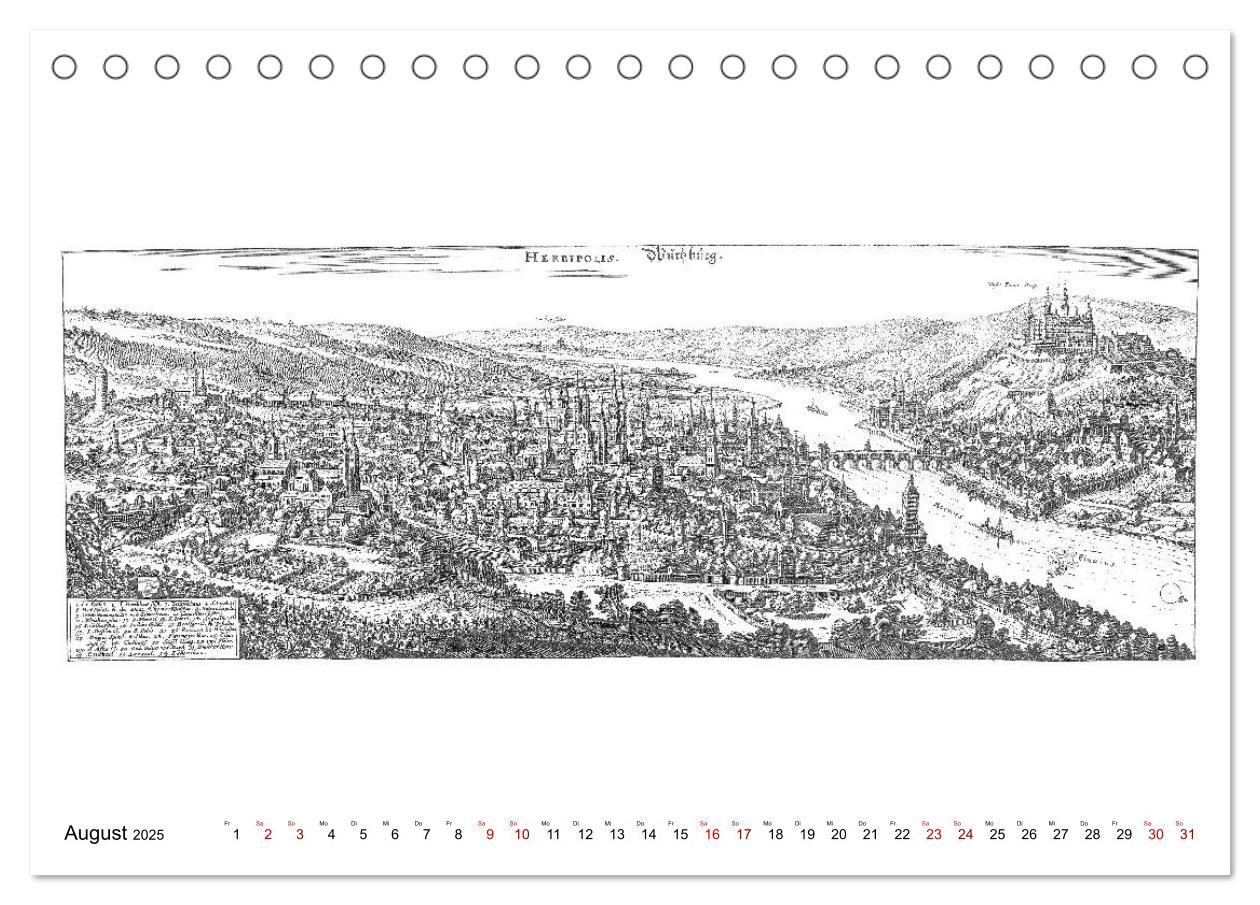 Bild: 9783435302352 | Würzburg in alten Bildern (Tischkalender 2025 DIN A5 quer),...