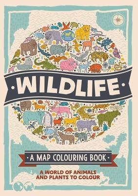 Cover: 9781780557304 | Wildlife: A Map Colouring Book | Natalie Hughes (u. a.) | Taschenbuch